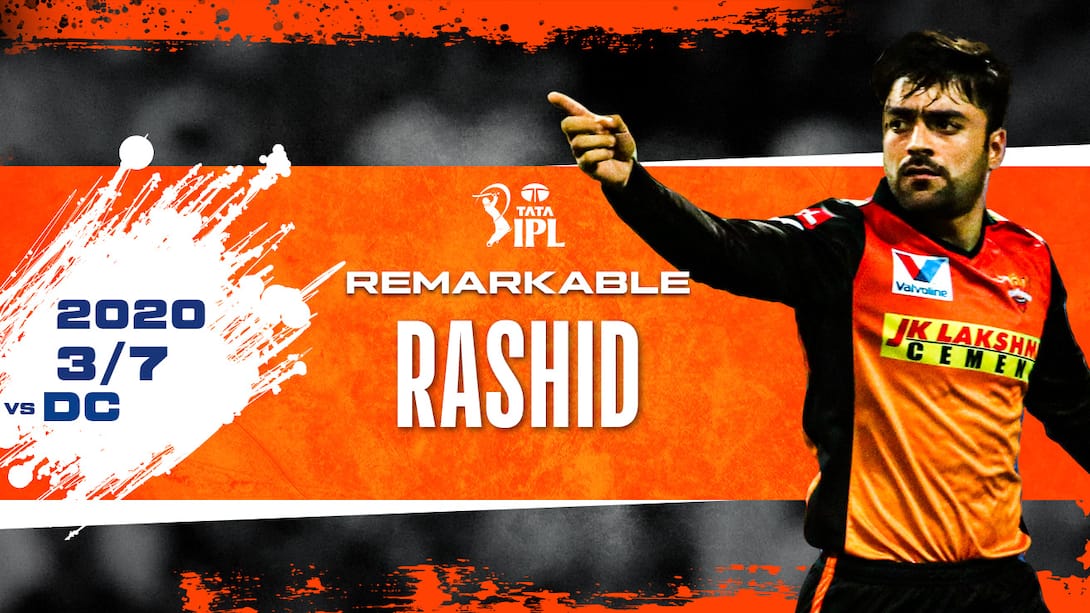2020: Rashid's 3/7 vs DC